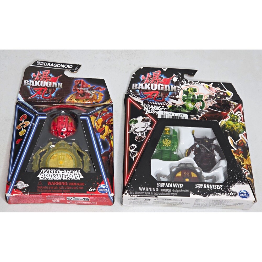 Bakugan Special Attack Dragonoid Mantid Bruiser Lot SpinMaster Street Brawl NIB